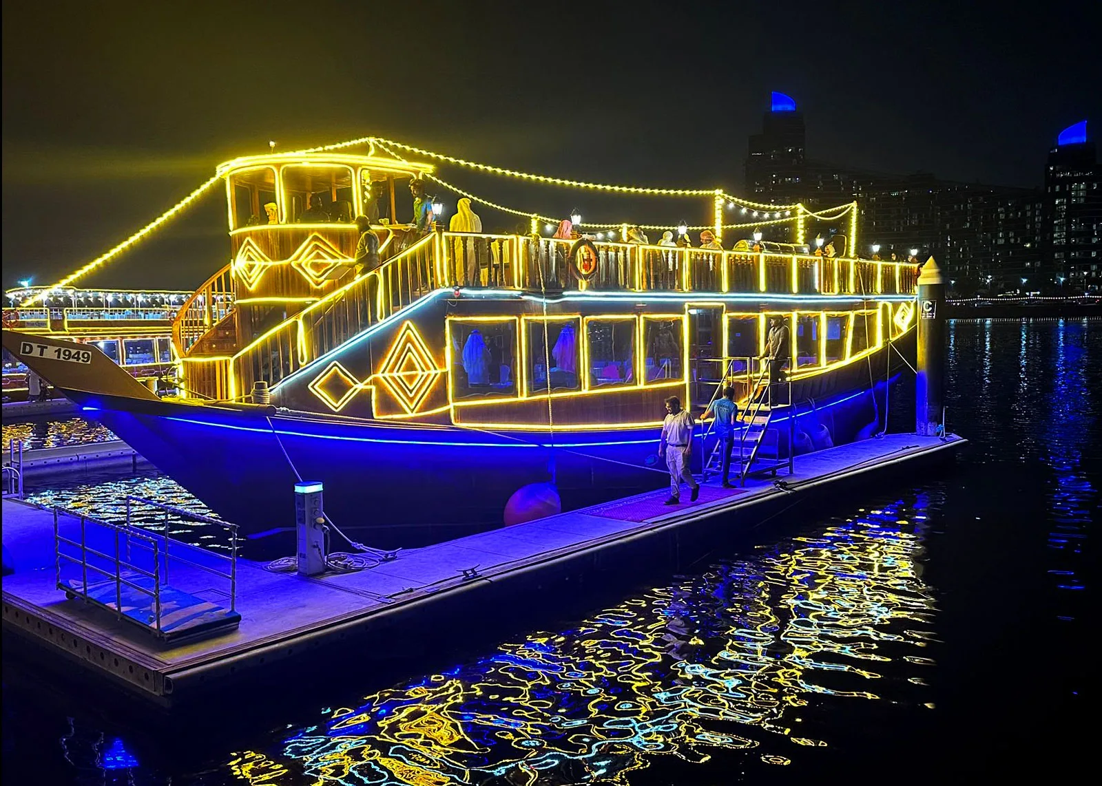 Al Jaddaf cruise guide – traditional dhow at Dubai Water Canal Marine Station