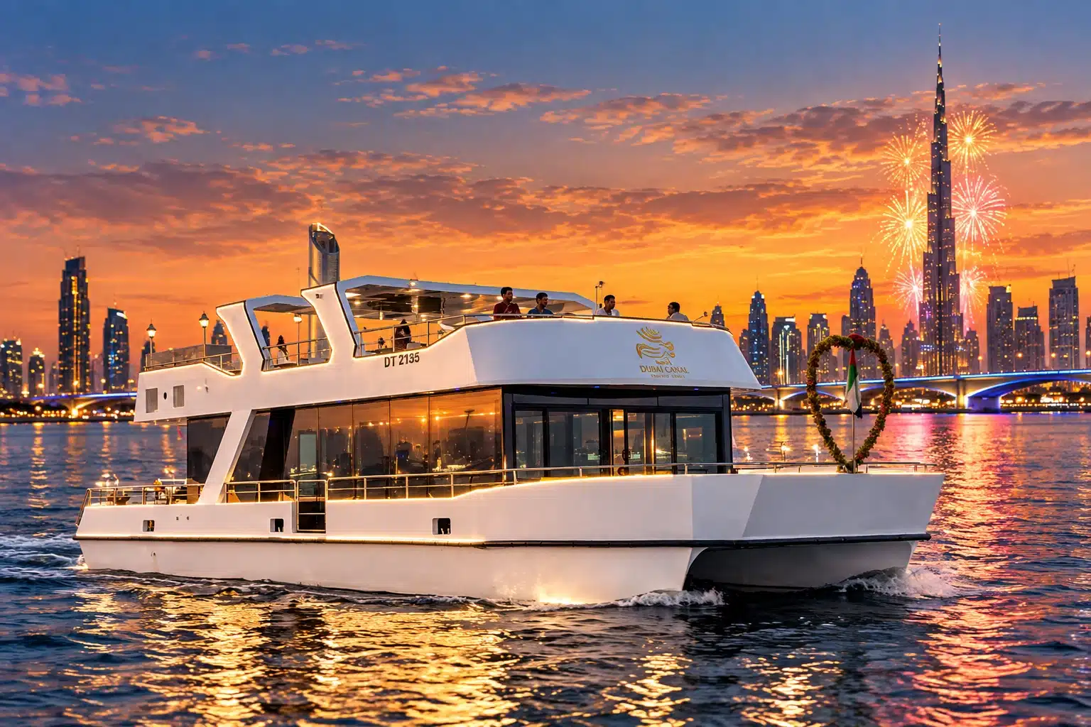 Premium luxury yacht Dubai New Year's Eve